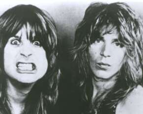 Ozzy Osbourne and Randy Rhoads