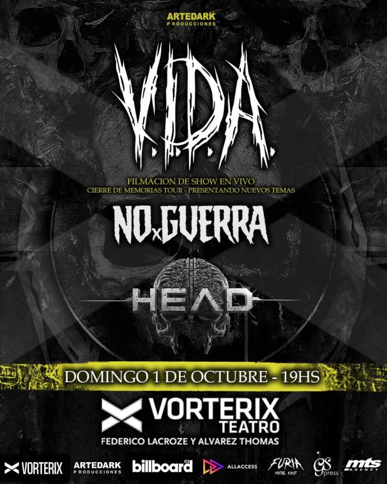 [Conciertos] - V.I.D.A. se prepara para demoler Vorterix » Headbangers ...