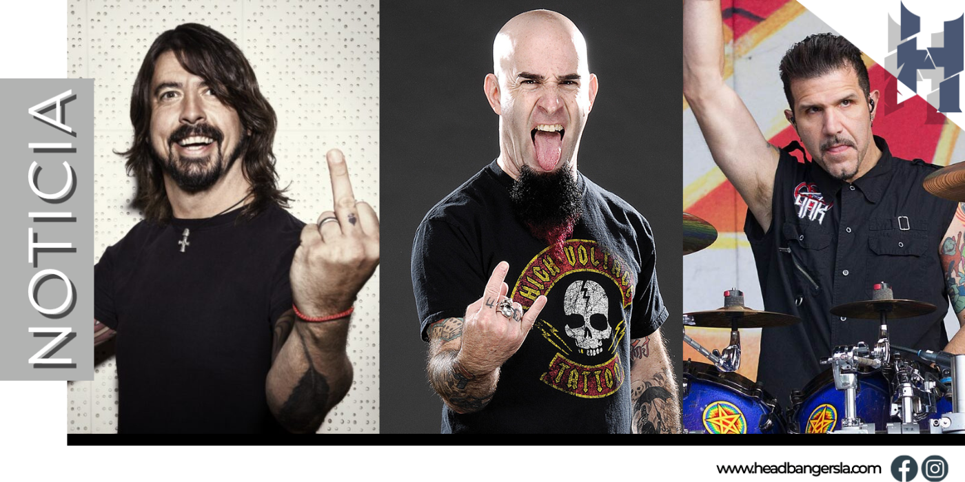 [Noticias] Dave Grohl, Charlie Benante Y Scott Ian Unidos Por Una Buena ...