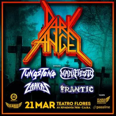 Primera Mini Gira Sudamericana de Dark Angel