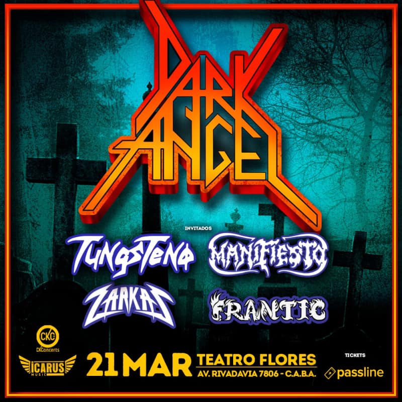 [Conciertos] El Thrash de Dark Angel llega por primera vez a la Argentina. Conoce los detalles.