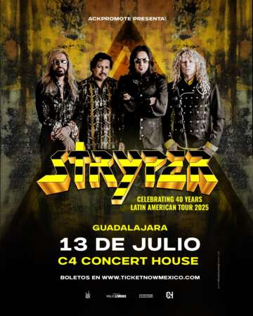 La celebración de cuatro décadas: El regreso de Stryper a Guadalajara.