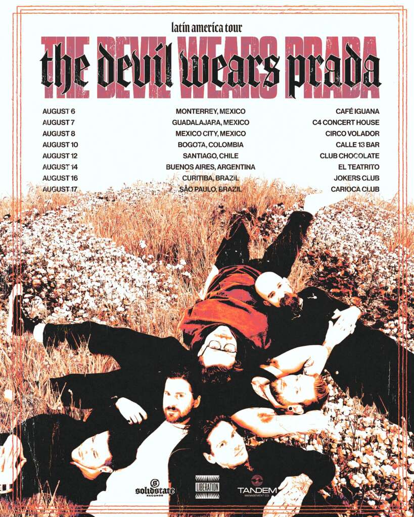 The Devil Wears Prada se reinventa: nuevo álbum a la vista y gira por México