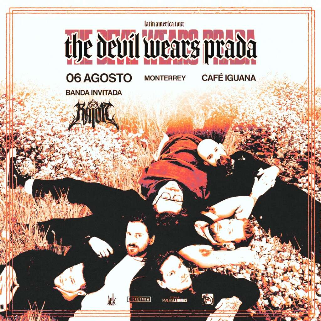 The Devil Wears Prada: 20 años de metalcore llegan a Monterrey