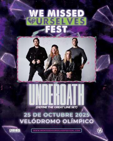 Underoath en We Missed Ourselves: lo que la escena alternativa en México estaba esperando
