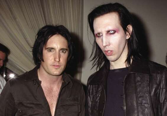 Trent Reznor y Marilyn Manson
