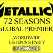 Metallica anuncia estreno anticipado para su disco ’72 Seasons’ en cines